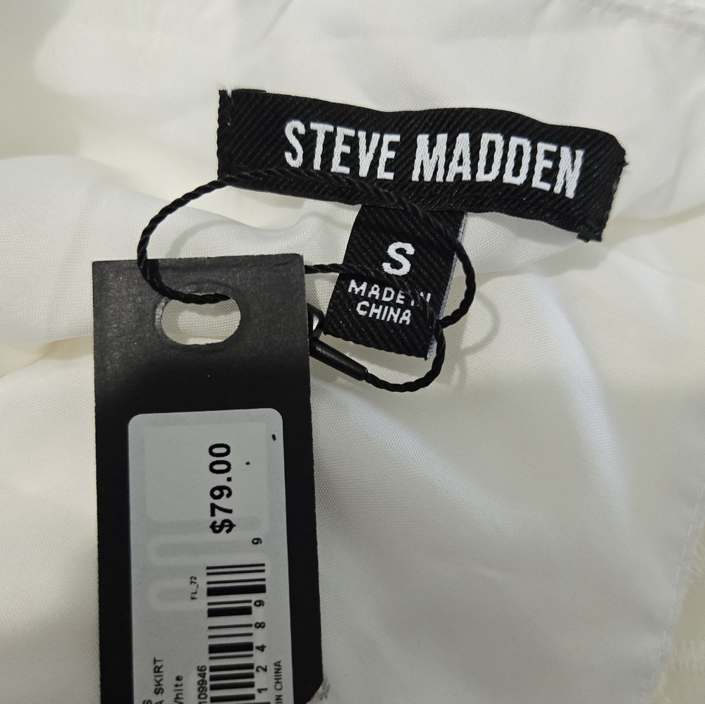 Steve Madden Amalia Eyelet Embroidered Cotton Maxi Skirt, Small - Picture 5 of 7